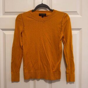 Banana Republic Forever Sweater Mustard/Gold Crewneck XS